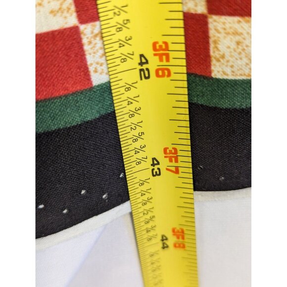 Primitive Country Style Cotton Fabric Panel pillow block COW CHICKEN Cat Bunny - Picture 4 of 4